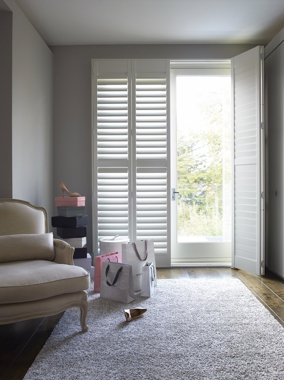 Shutters on patio on sale doors
