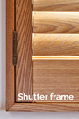 Shutter frame