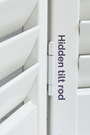 Hidden tilt rod