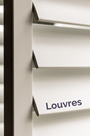 Shutter louvres