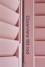 Clearview tilt rod