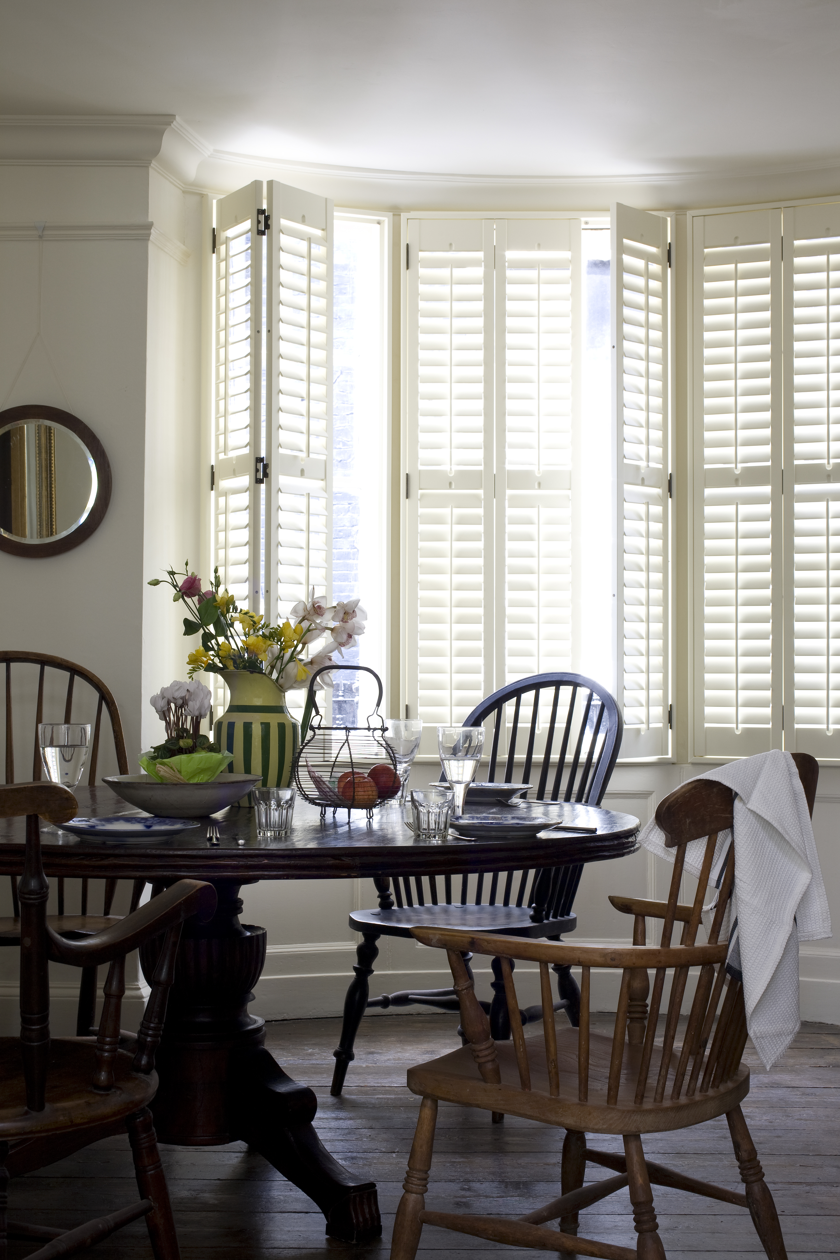 MDF or hardwood shutters