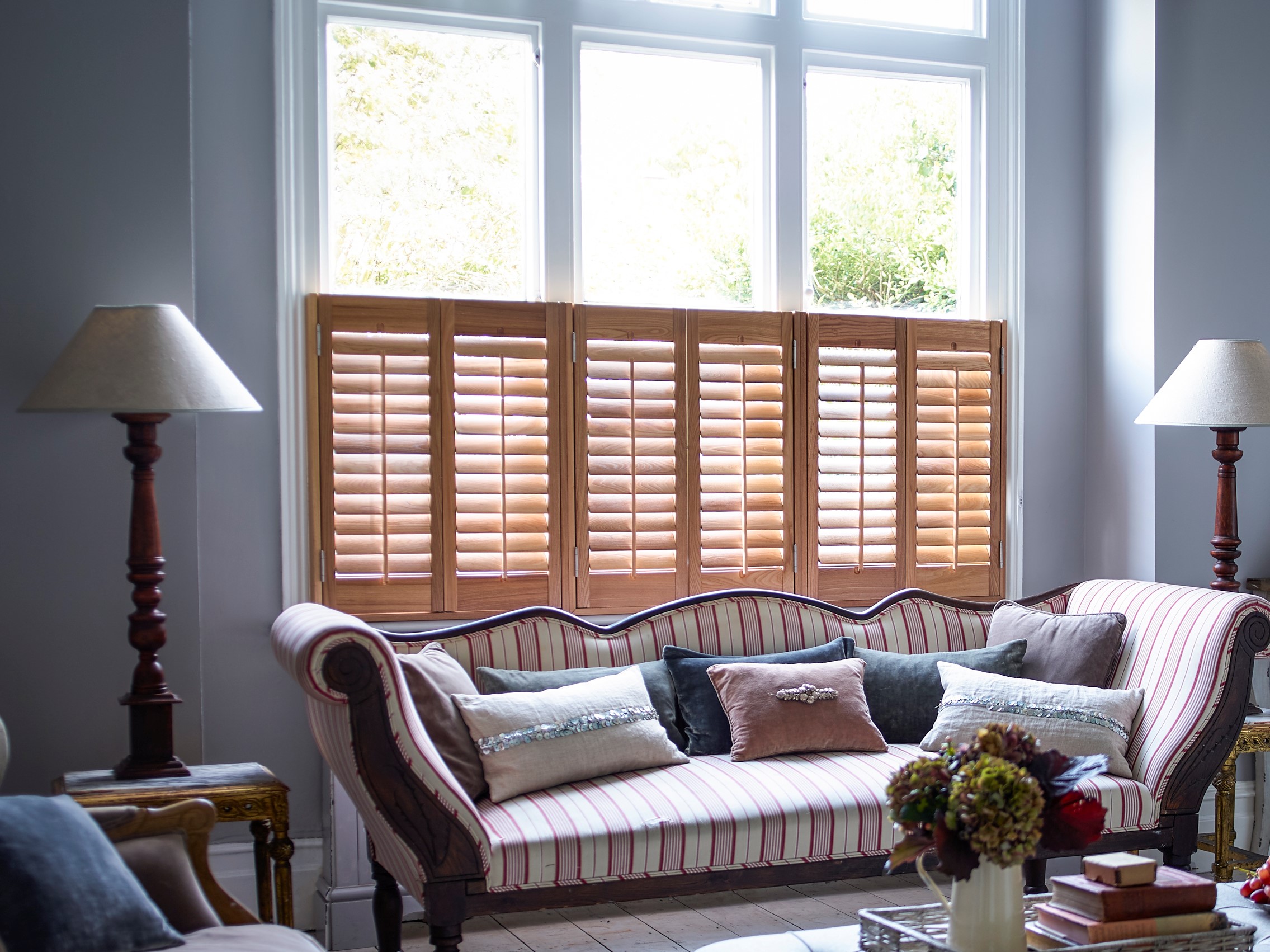 stained shutters